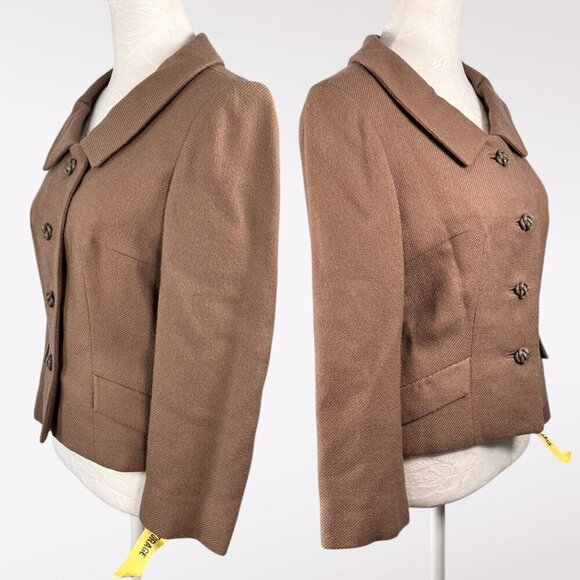 Vintage Lord & Taylor Wool Blazer Jacket Button Closure XS - Picture 4 of 12